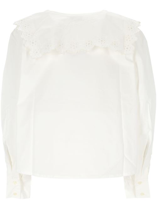 blusa Patenne MAISON LABICHE PARIS | UWPATENNEAMOURPOPLIN WHITE